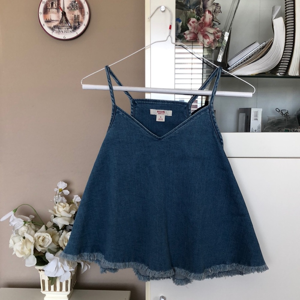 Denim tank top